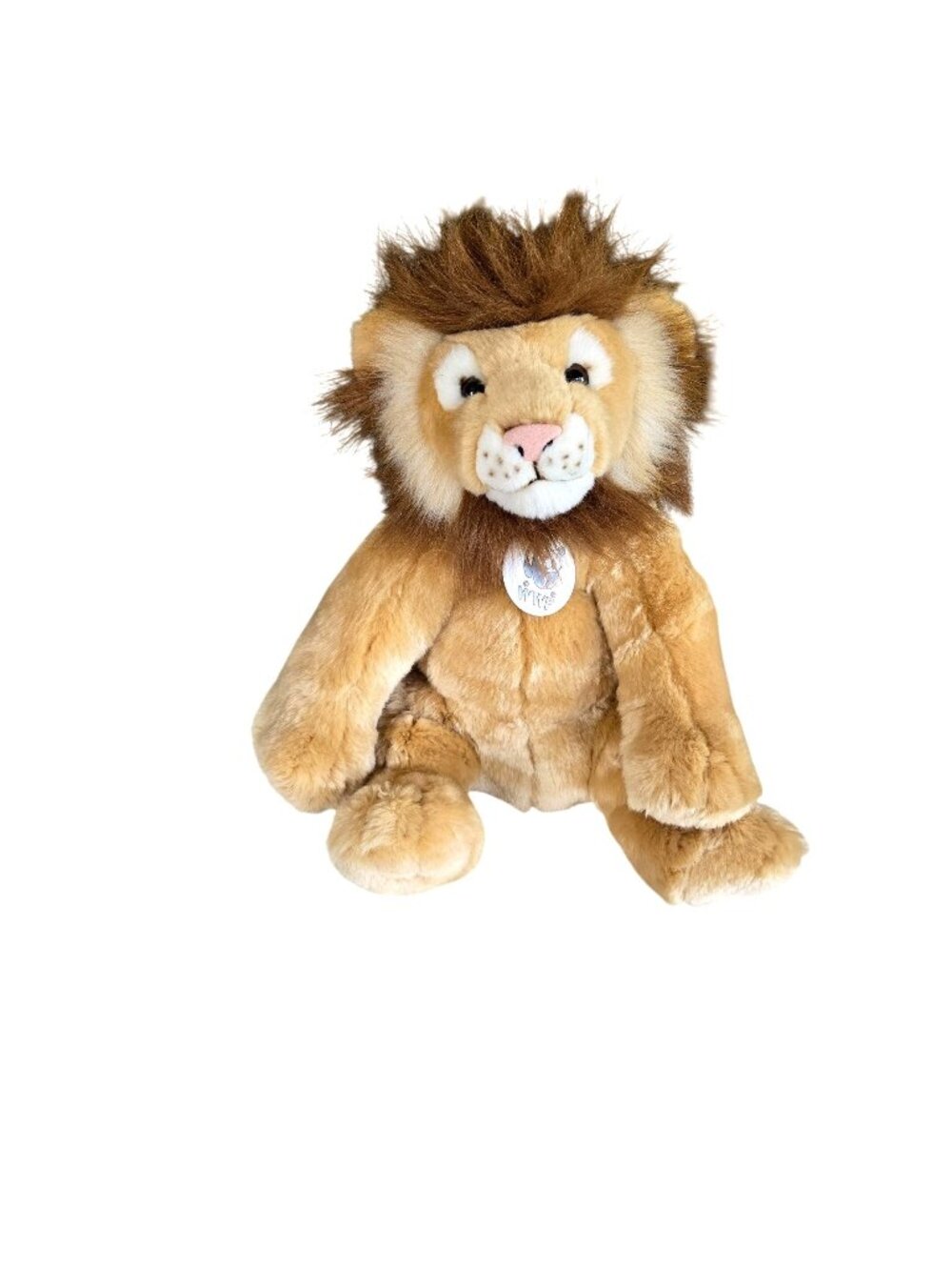 WWF Build A Bear BABW Plush Lion Toy 2003 Soft Golden Brown Soft 12"